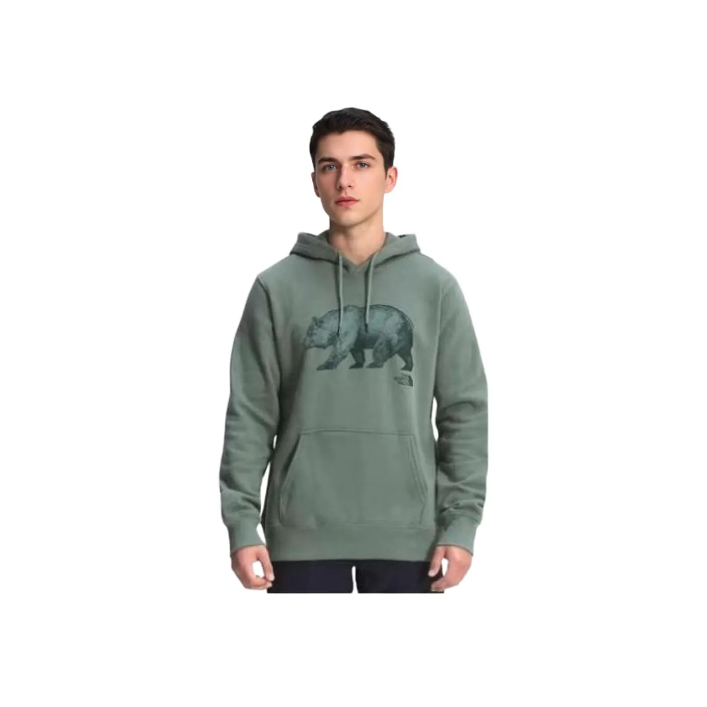 THE NORTH FACE Зеленый Мужской Свитшот