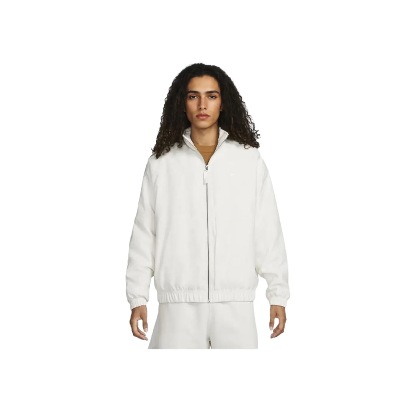 Nike Puffer Jackets Men's Gray White