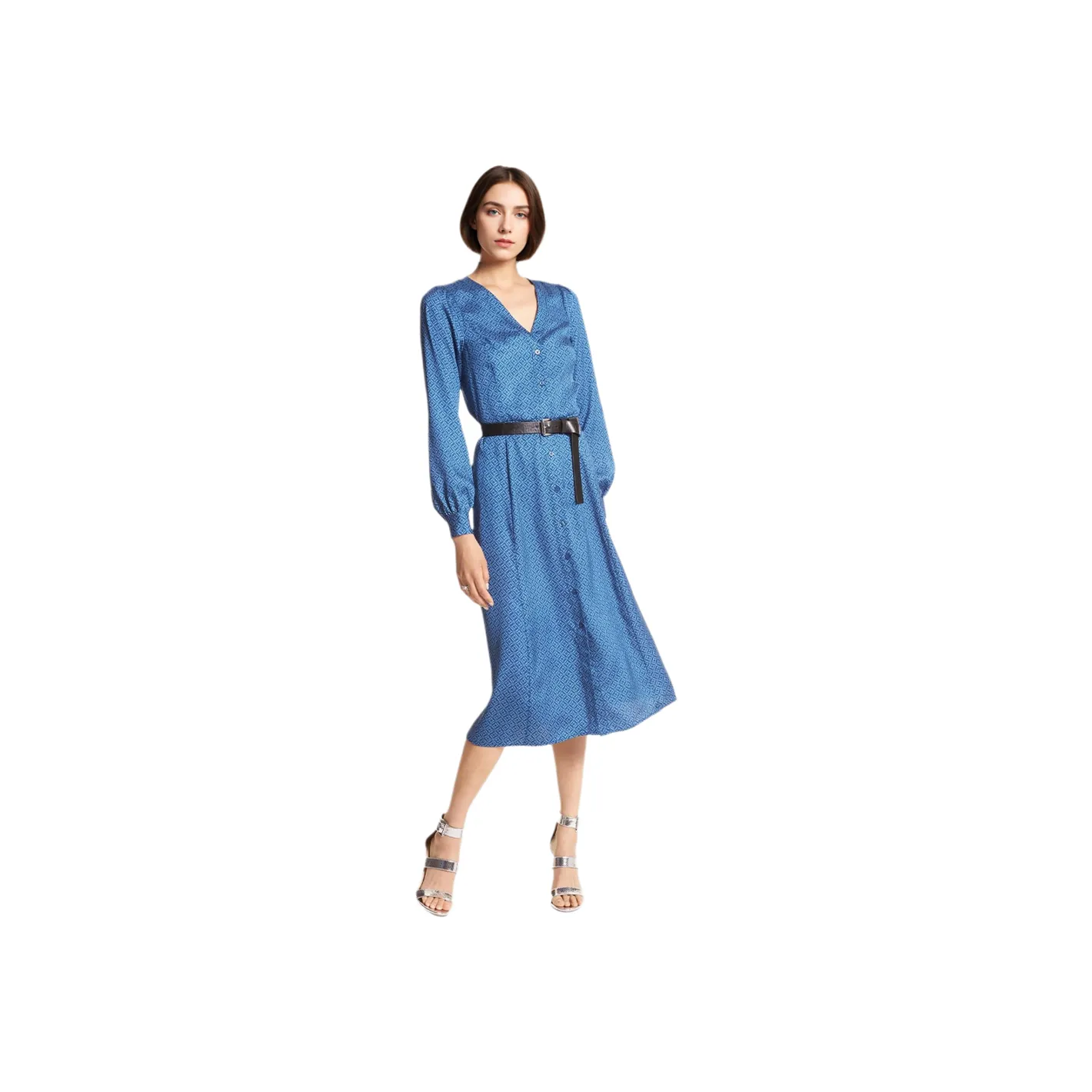MICHAEL KORS Long-Sleeved Dresses Women's Blue