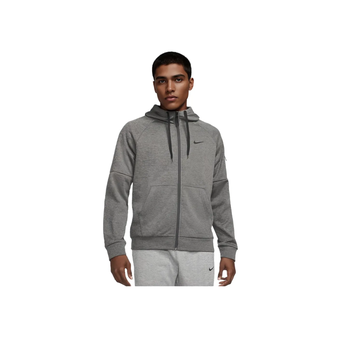 Nike Темный дымчато-серый Мужские Свитшоты