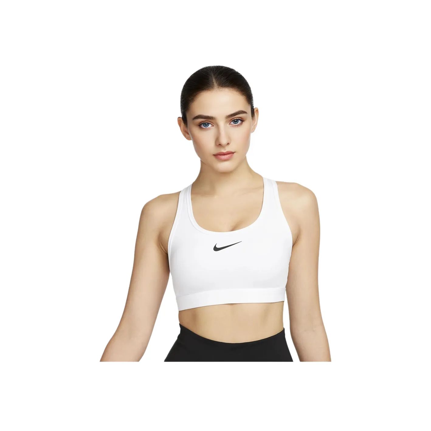 Nike Swoosh print Sports Bra