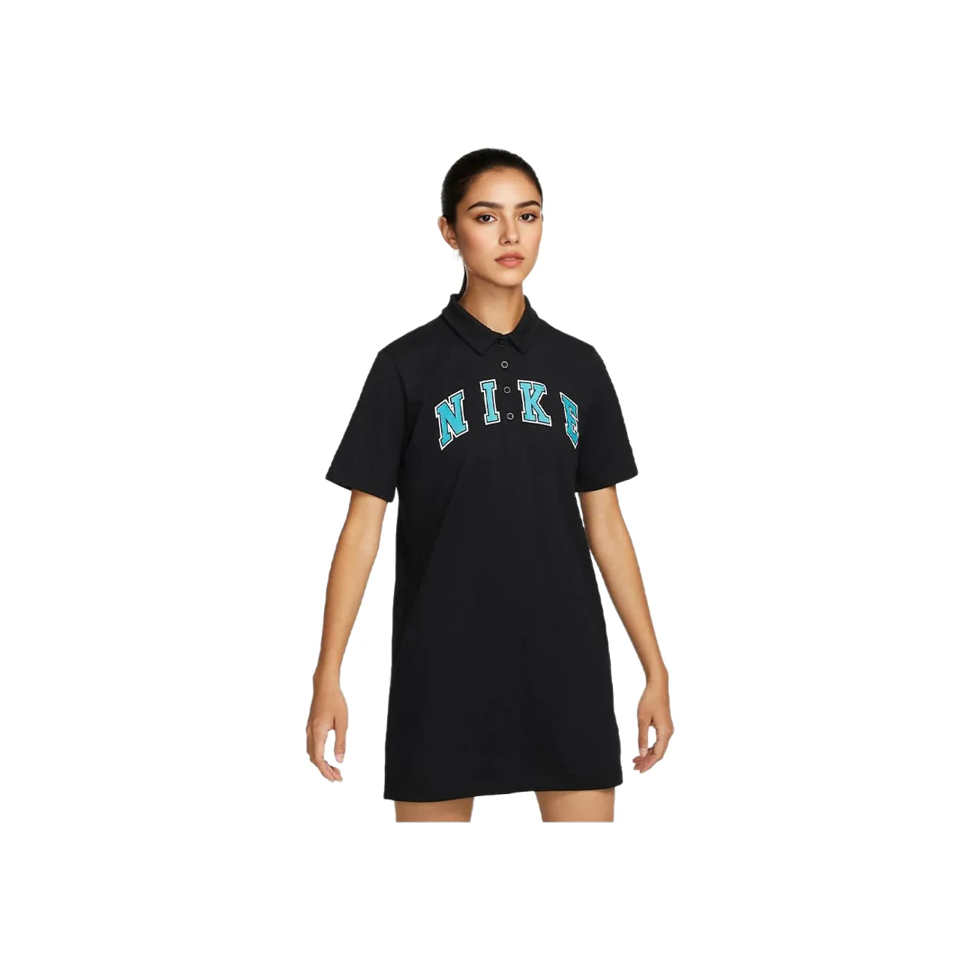 Nike Short Sleeved Dresses Women's Black