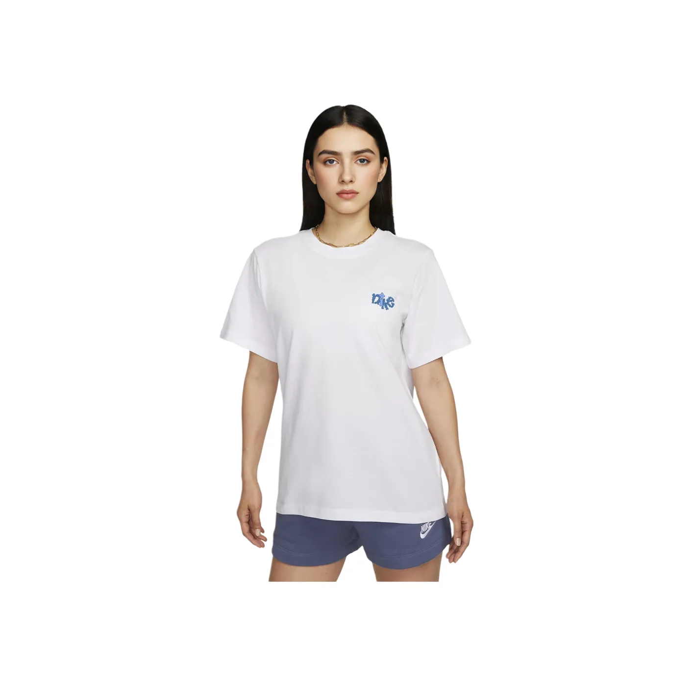 Nike Set in Sleeve T Shirt Women's White
