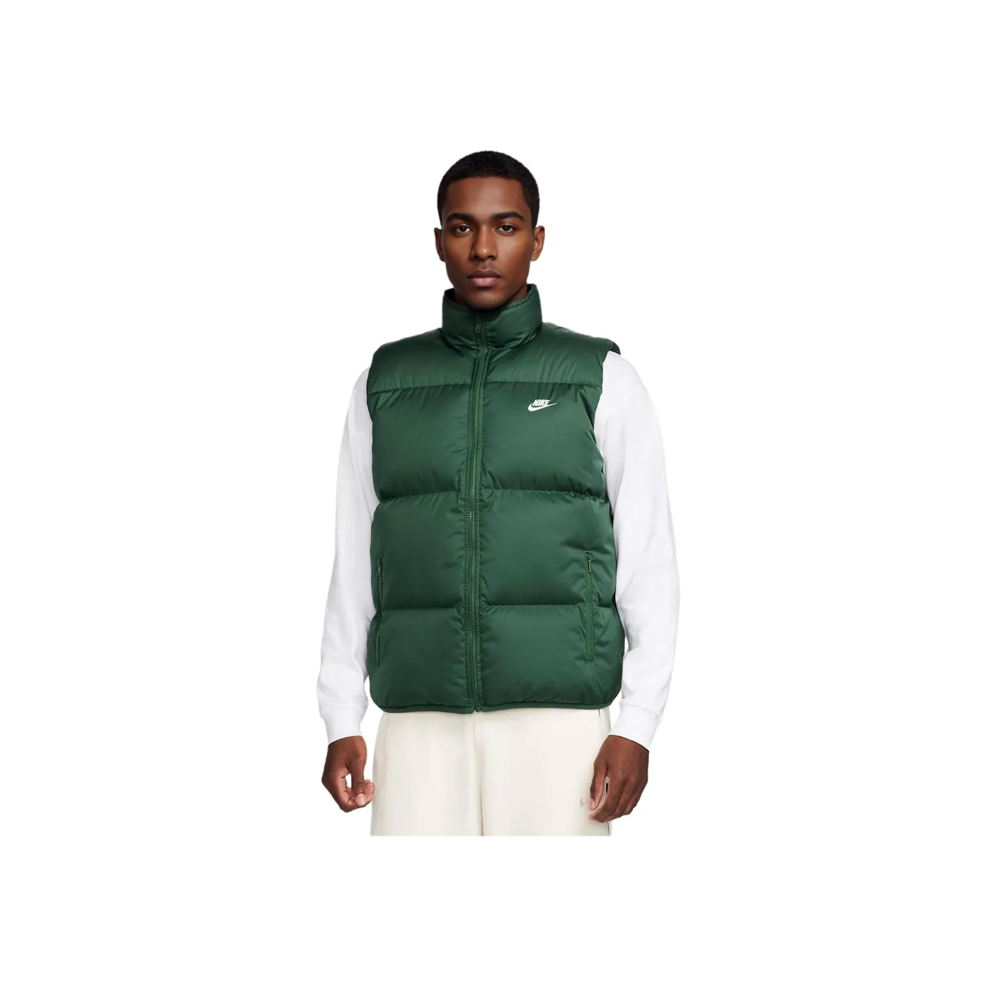 Nike Зеленый Мужской Жилеты