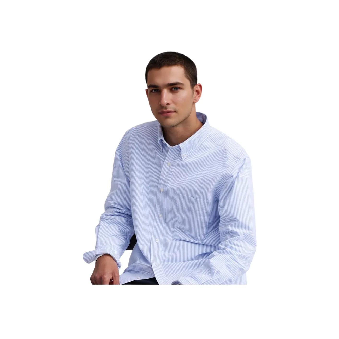 UNIQLO Shirts Men's Royal Blue