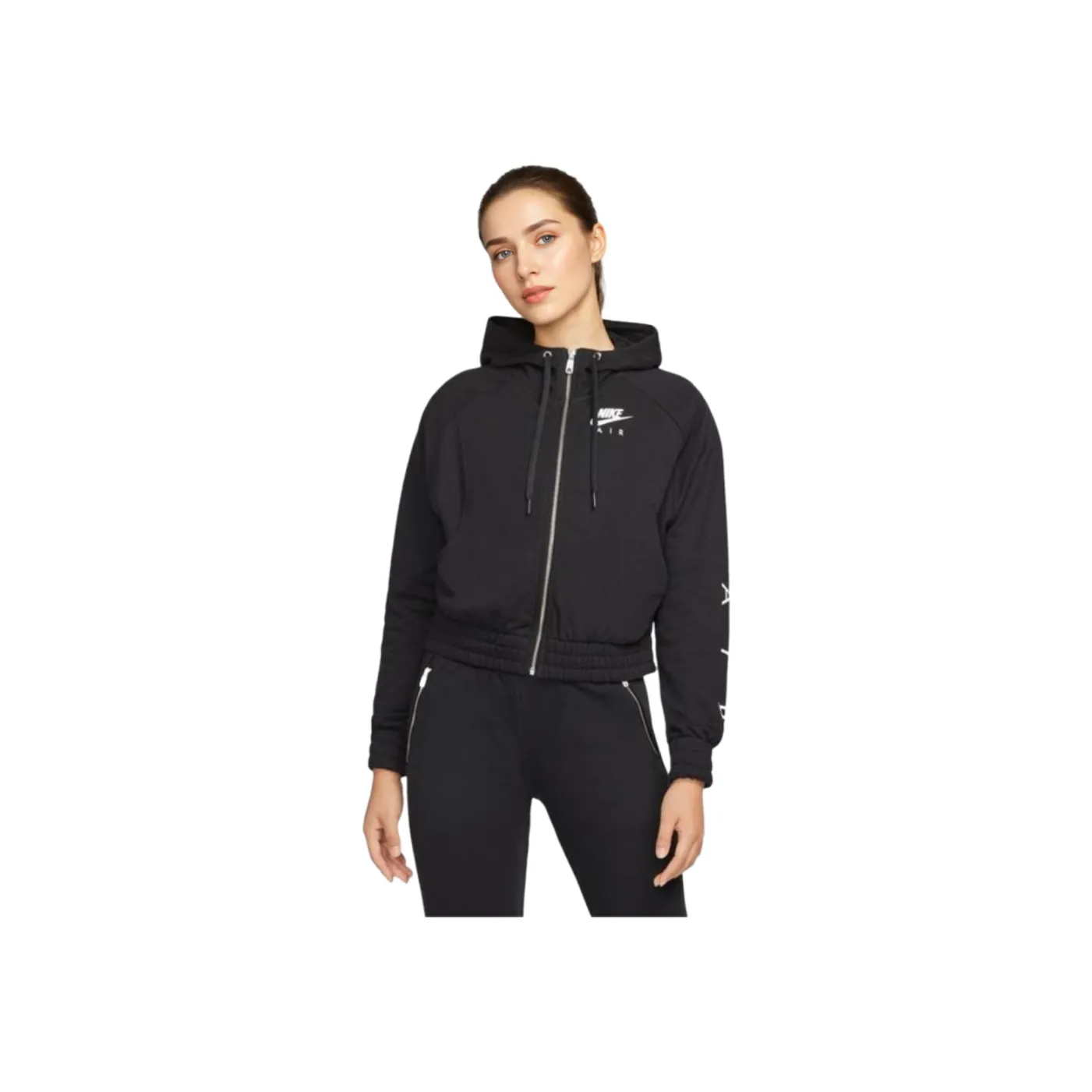 nike Куртка Женская Черная Белая
