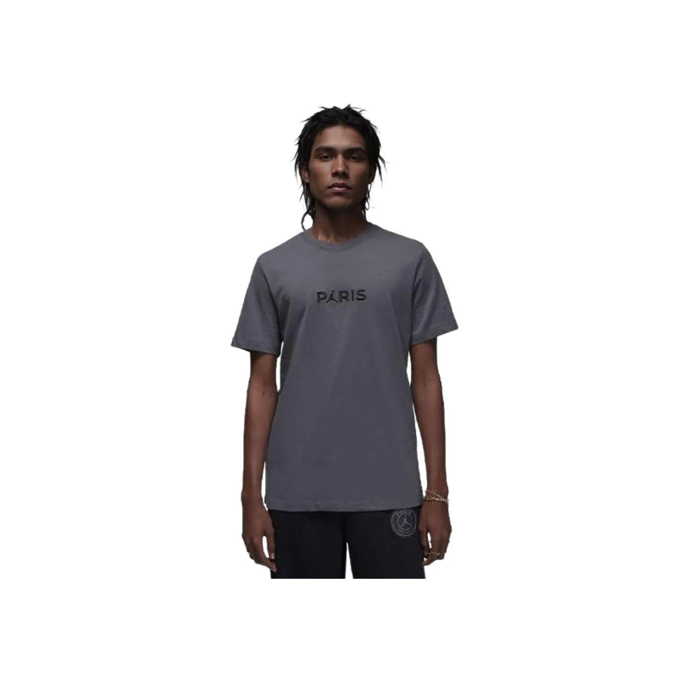 Jordan PSG T Shirts Men's Dark Gray