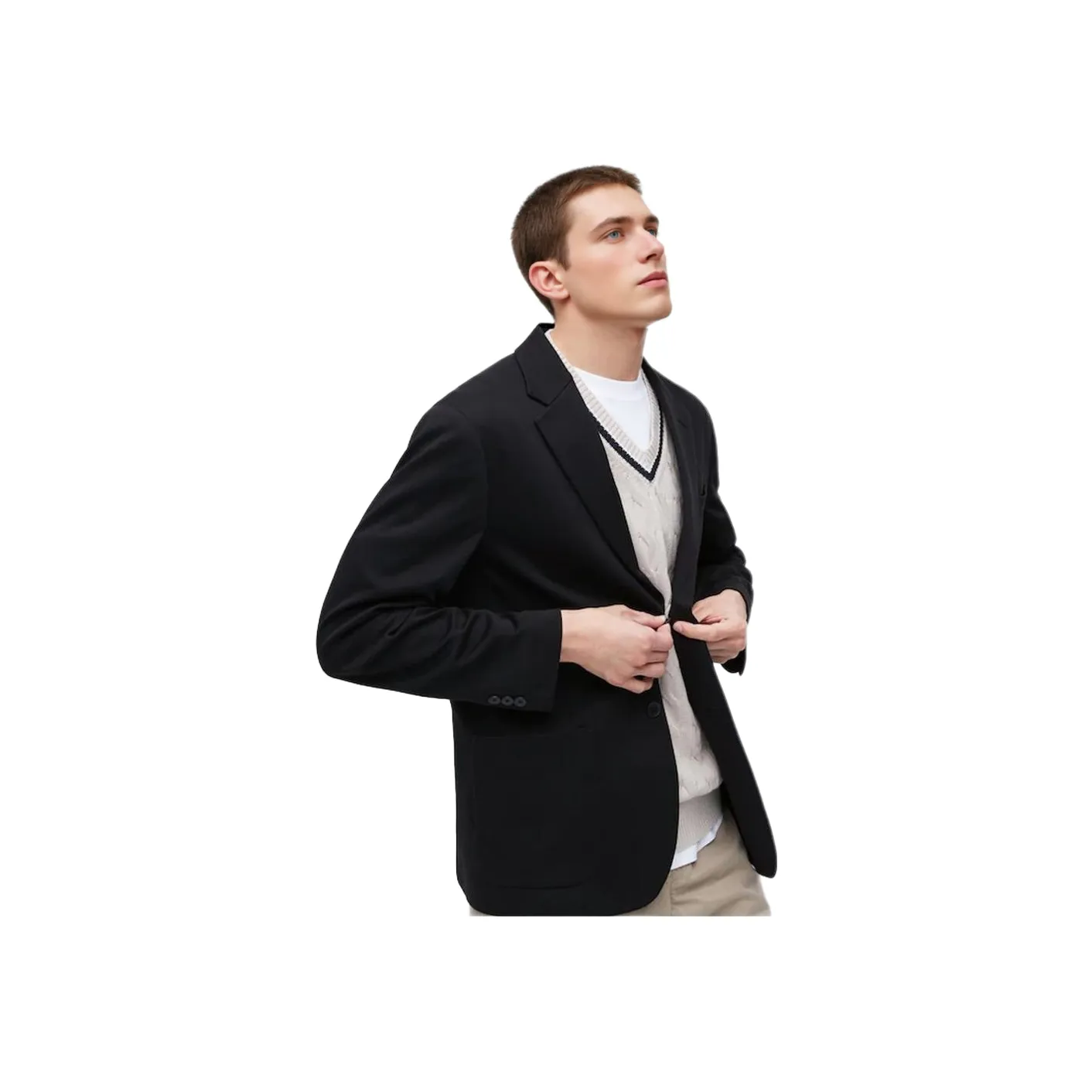 UNIQLO Business Suit Men's Black