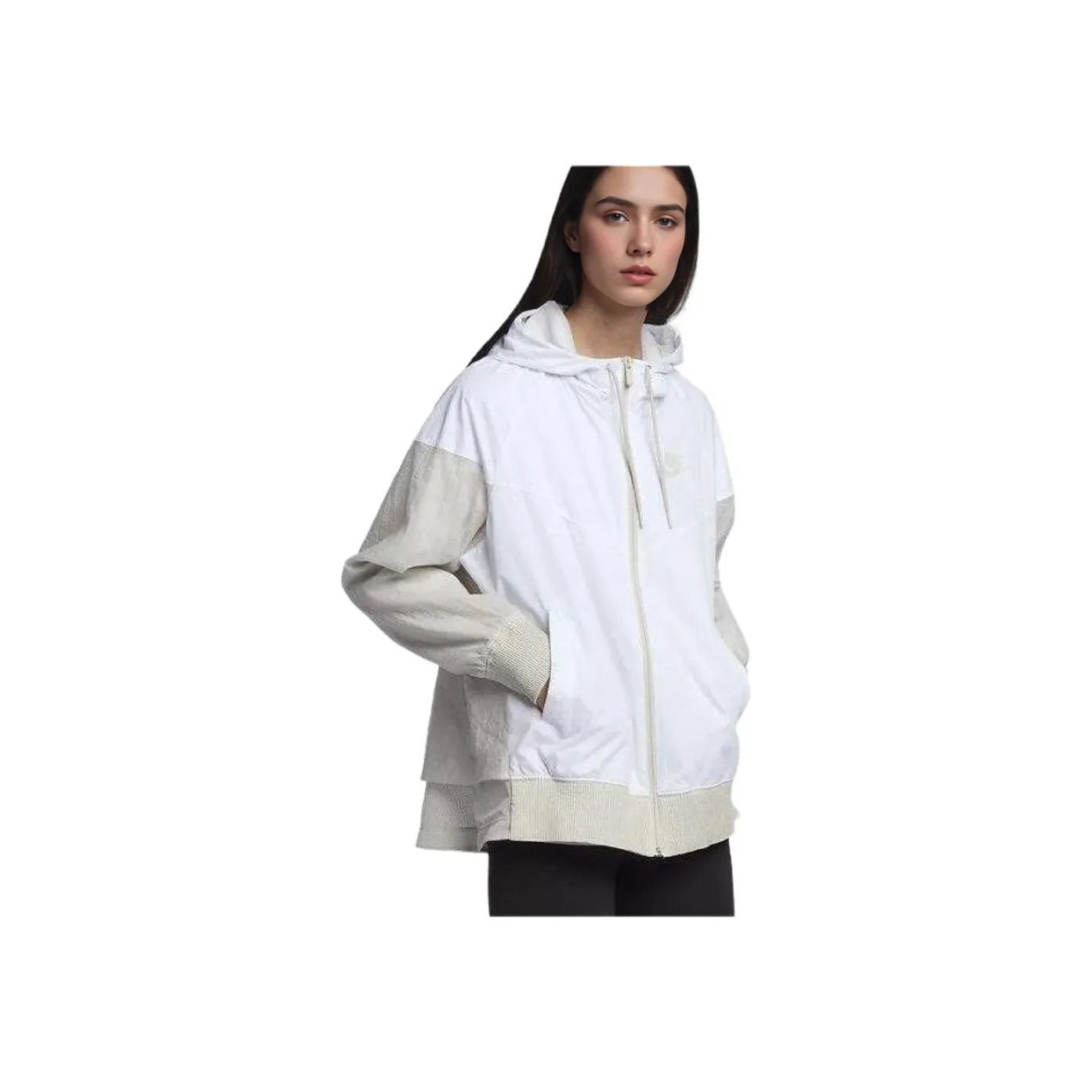 Nike NSW WINDRUNNER JKT NOVELTY Trench Coat Women's White
