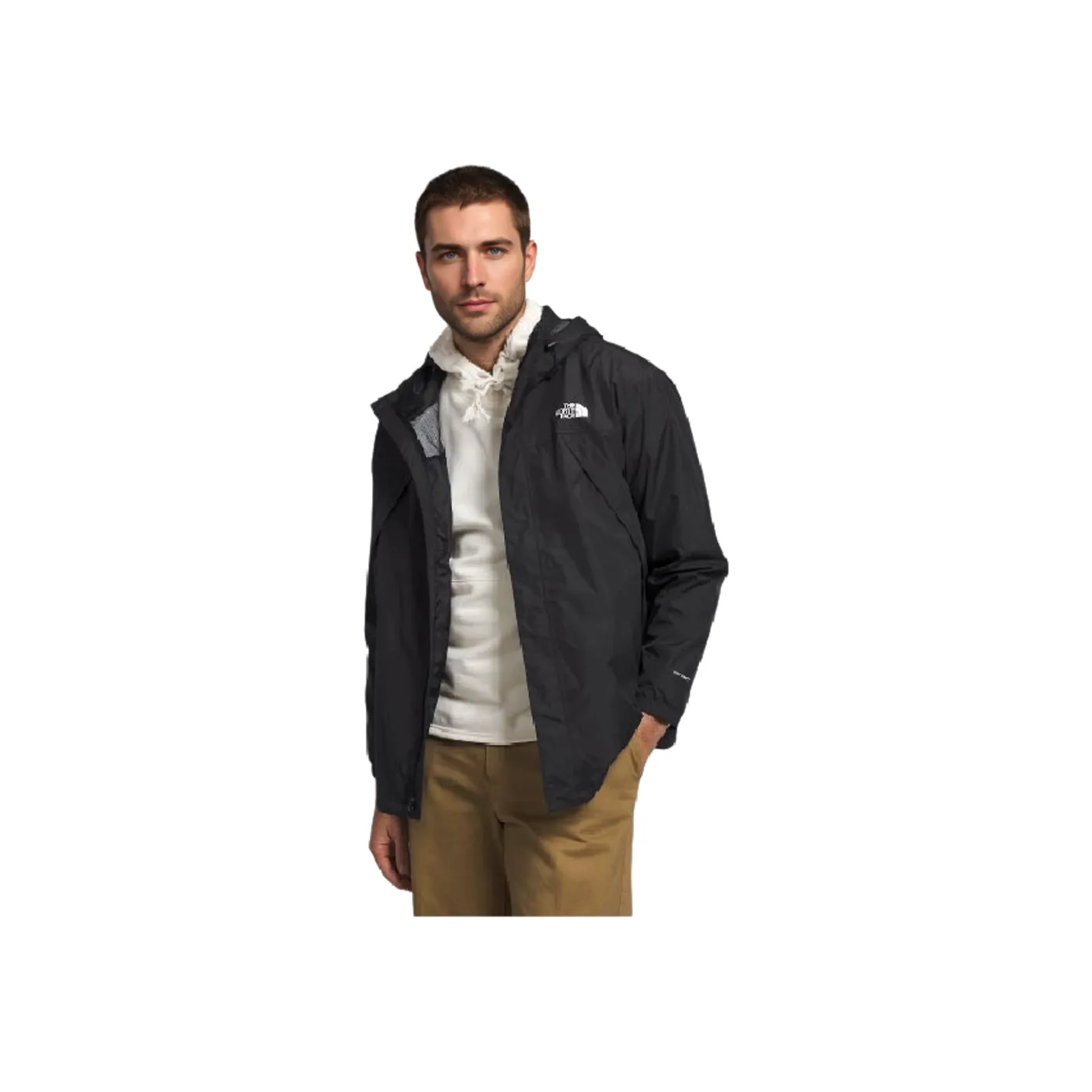 The North Face Водонепроницаемый и Ветрозащитный Ветровка Мужской Черный