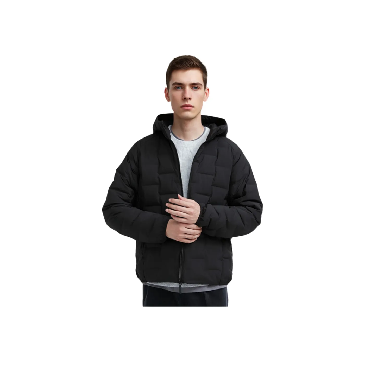 UNIQLO Puffer Jackets Unisex Space Black