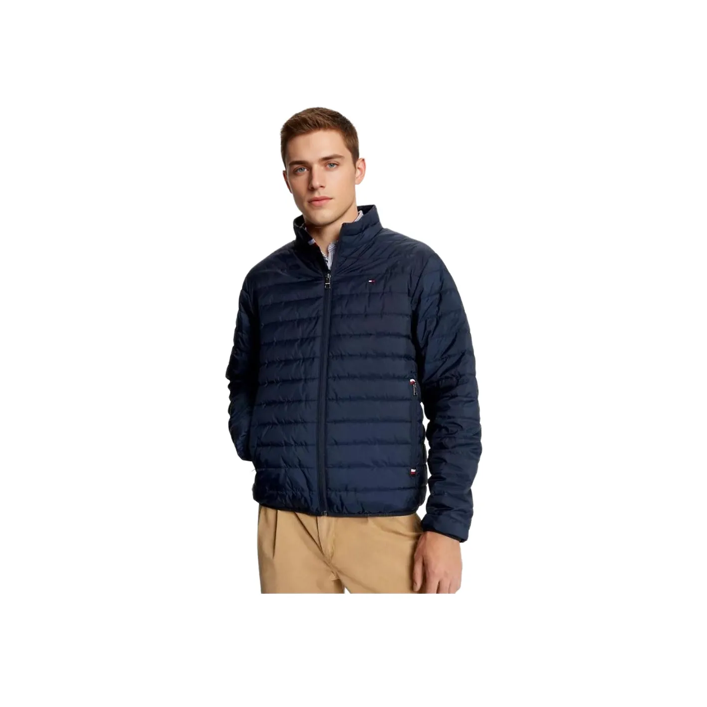 Tommy Hilfiger Recycled Packable Jacket Jackets Desert Sky Jackets Coats Men's Blue
