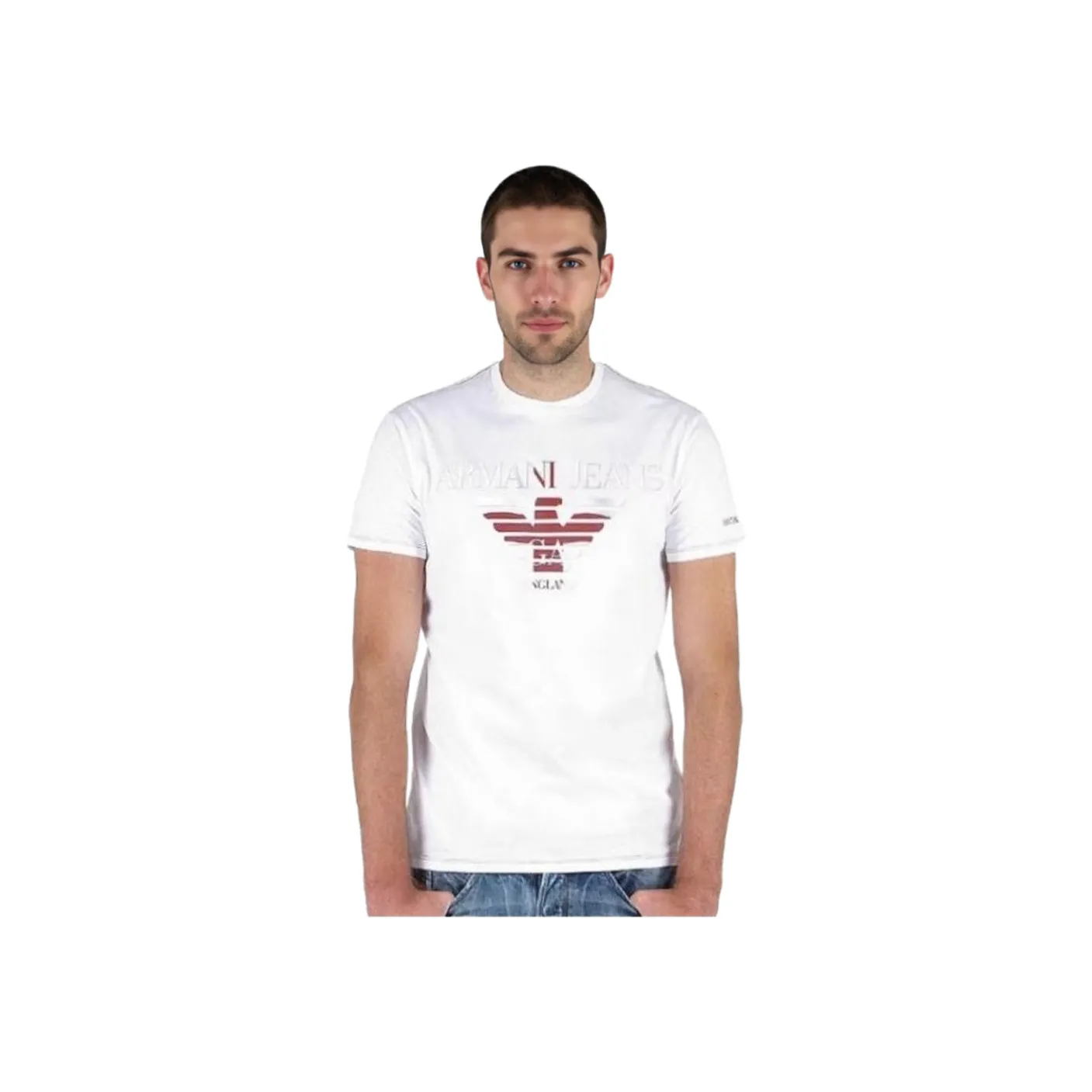ARMANI JEANS T-Shirt Мужской Белый