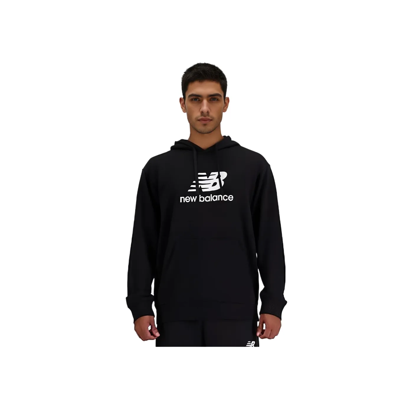 New Balance совместный бренд Sport Essentials French Terry Логотип Толстовка Мужская Черная