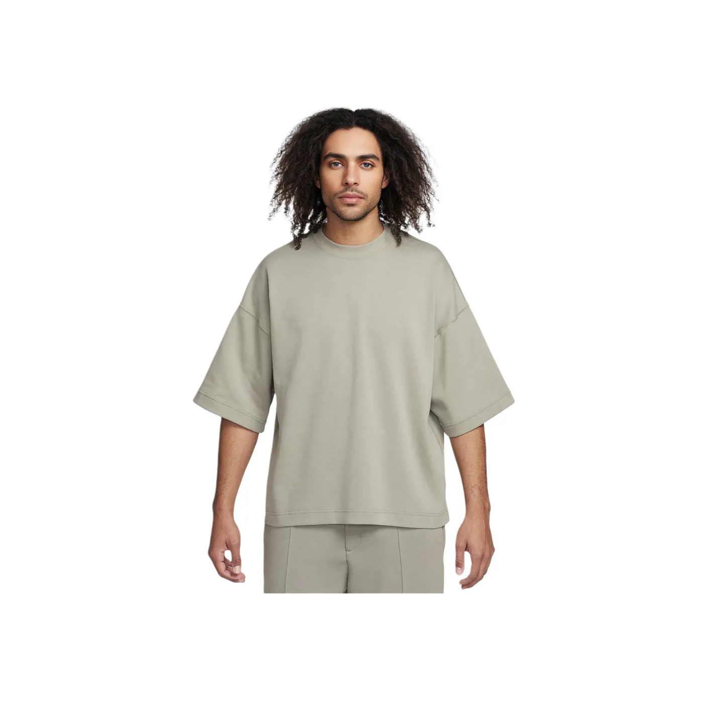 Nike T Shirts Men Dark Gray Mud