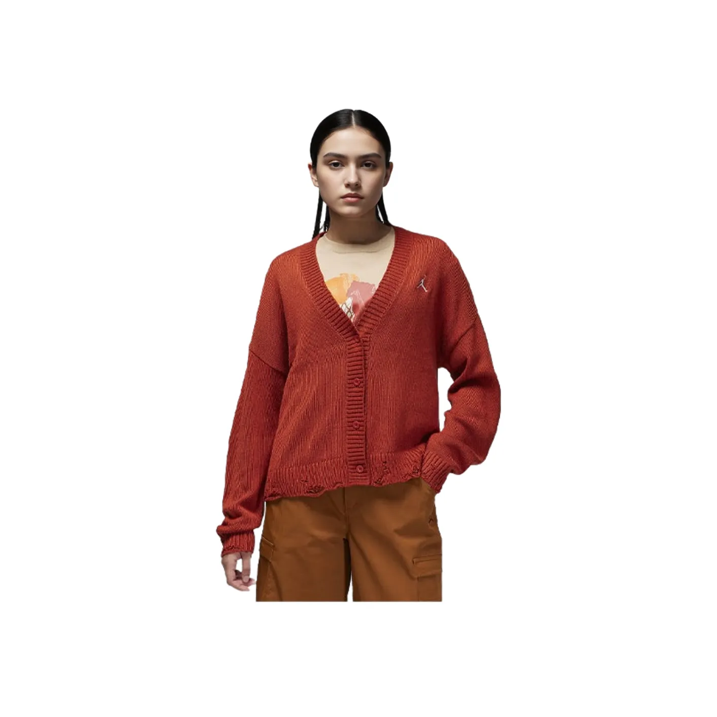 Джордан Год дракона Серия CNY FW23 Свитер Женские Красный