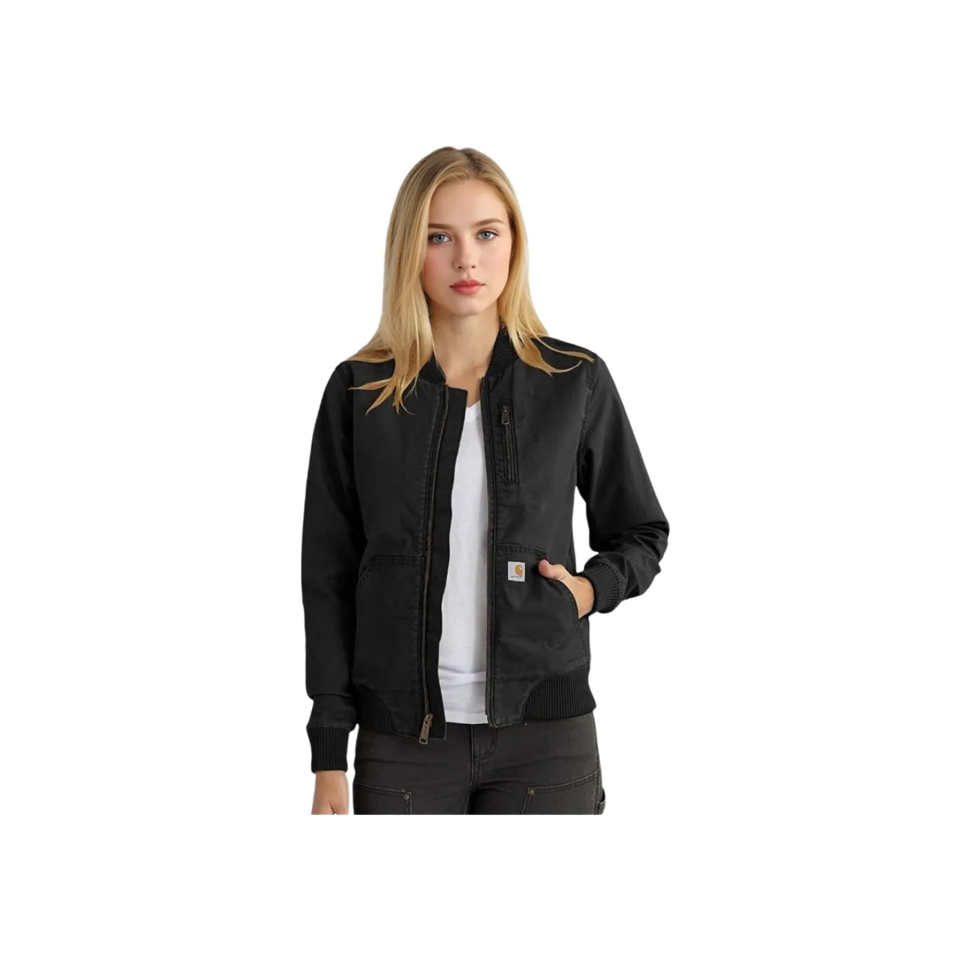 Carhartt 102524 WOMEN'S RUGGED FLEX®CANVAS JACKET   1 WARM RATING Jackets Coats RELAXED FIT Women's
