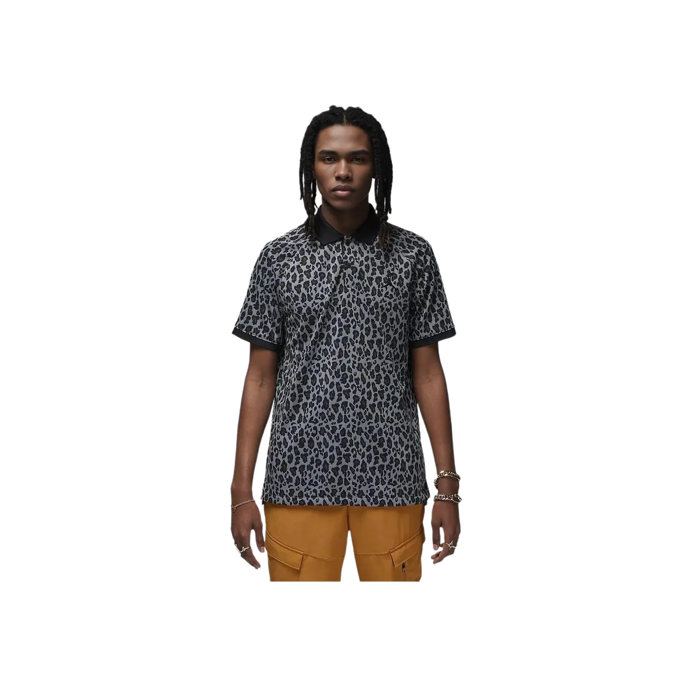 Jordan Dri FIT Sport Polo Shirt Men's Smoke Gray