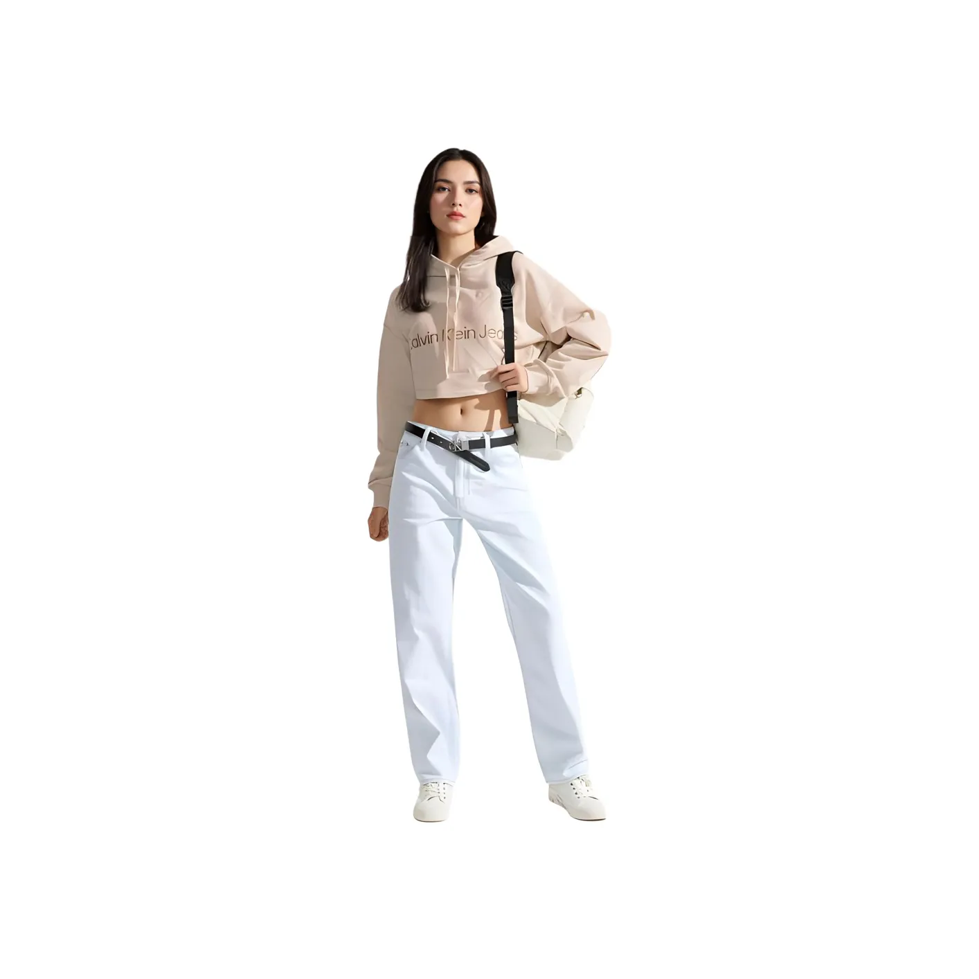 Calvin Klein Sweatshirts Women's Ivory Yellow