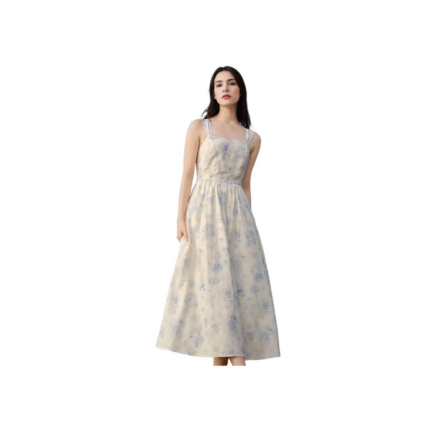 Inman Юбка Платье Женское Набор в Коробке Белый Синий