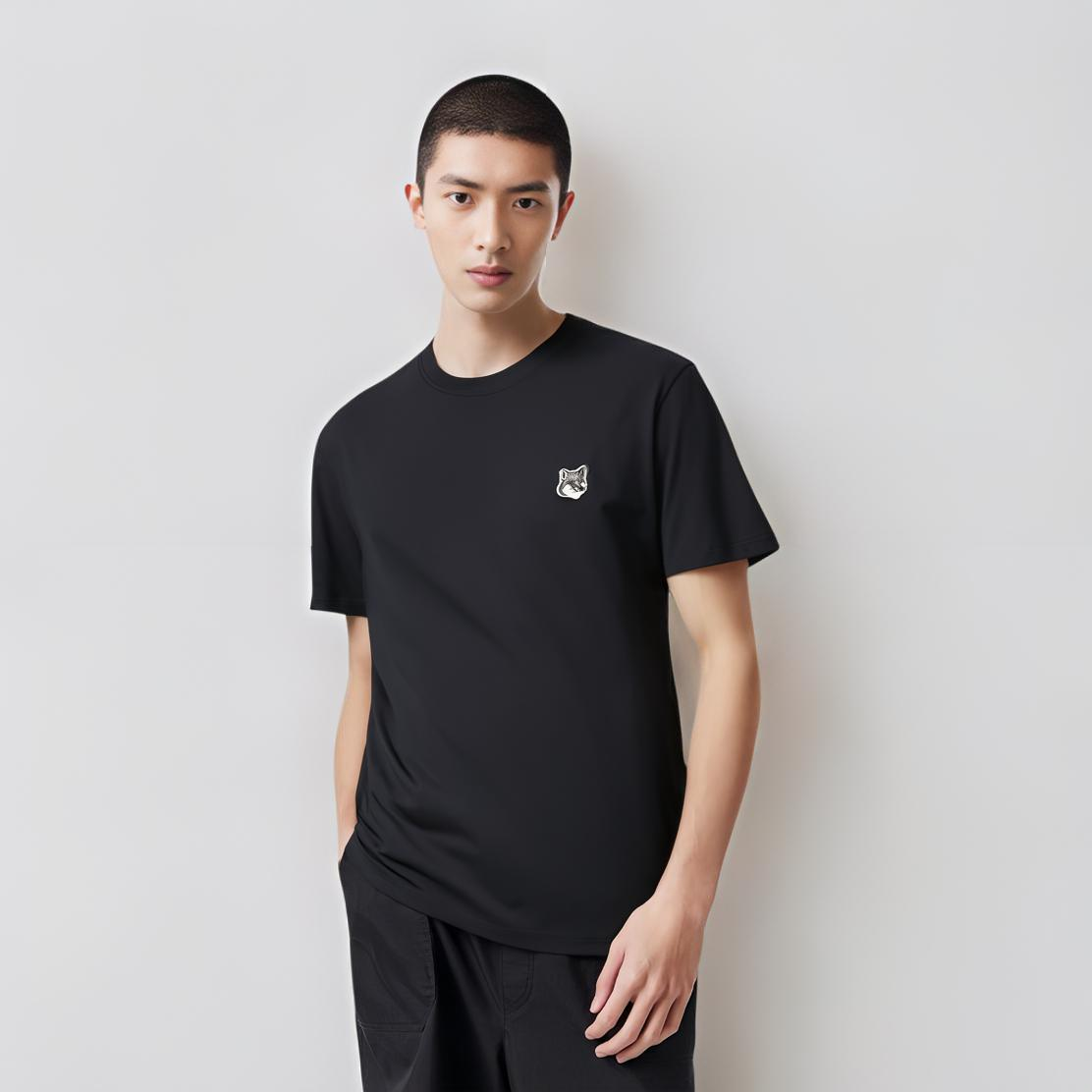 Мужская футболка Maison Kitsune SS22 T (розовая) — фото 6