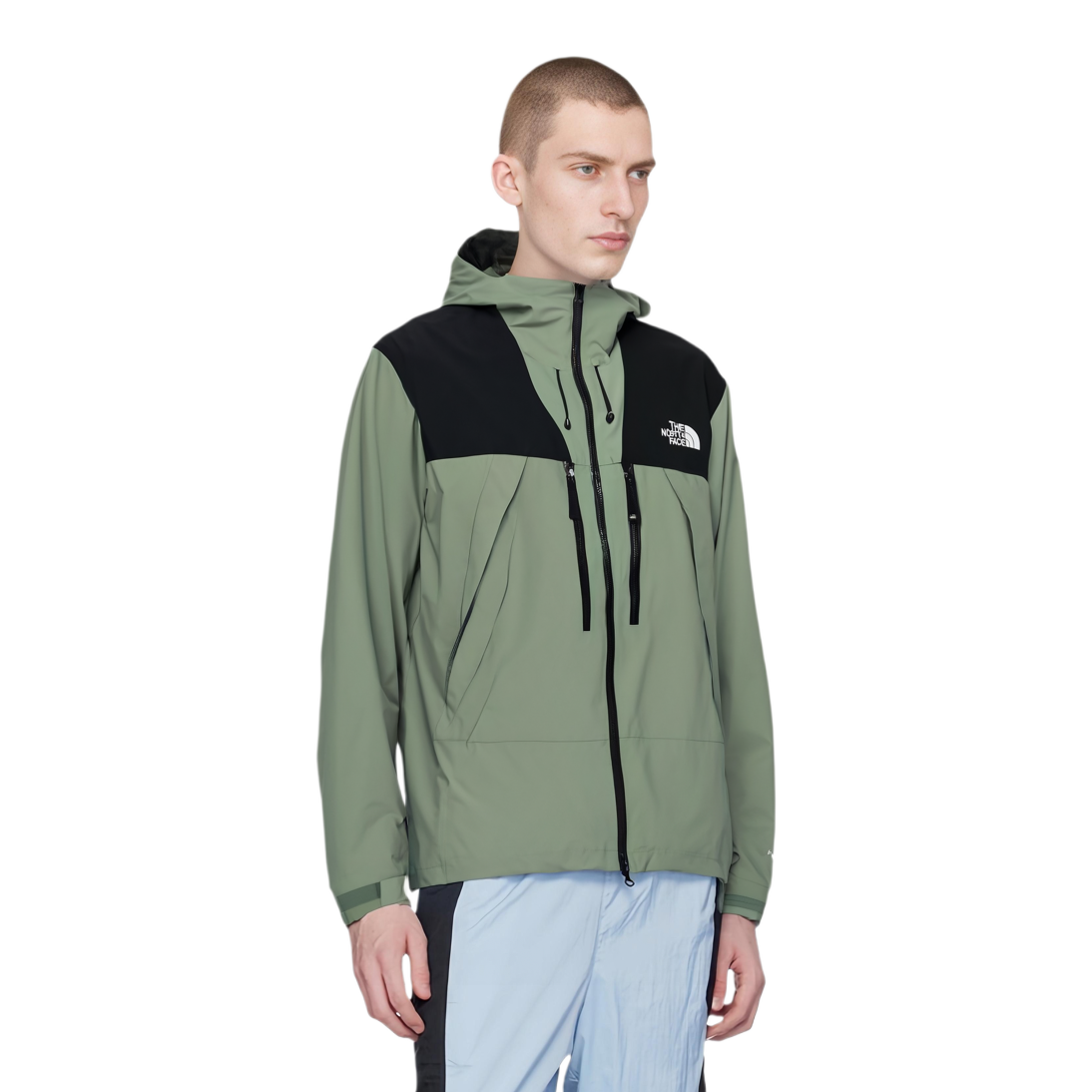Куртка The North Face Mountain Logo (оливковая) — фото 4