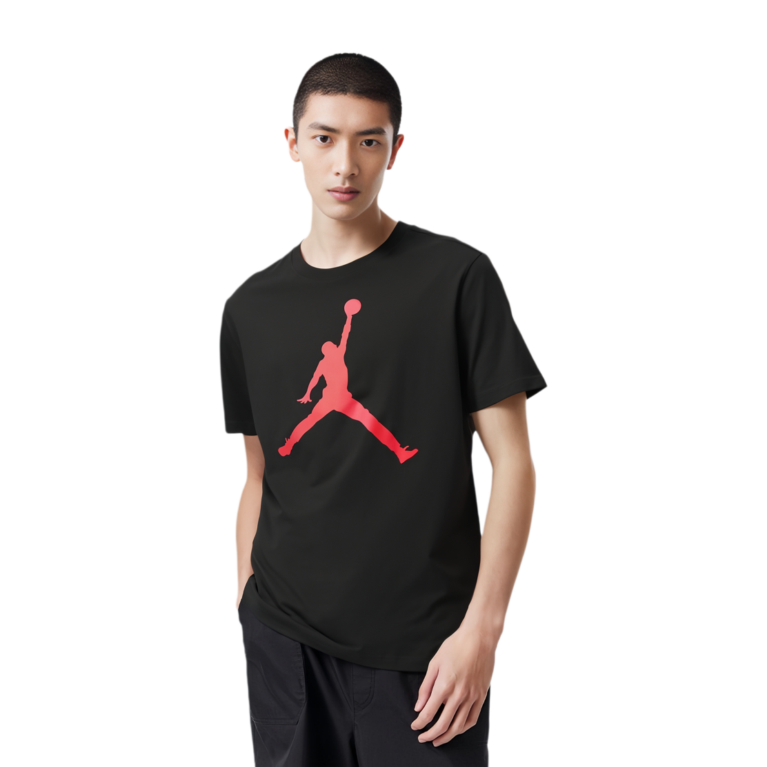 Мужская футболка Jordan Jumpman (черная) — фото 5