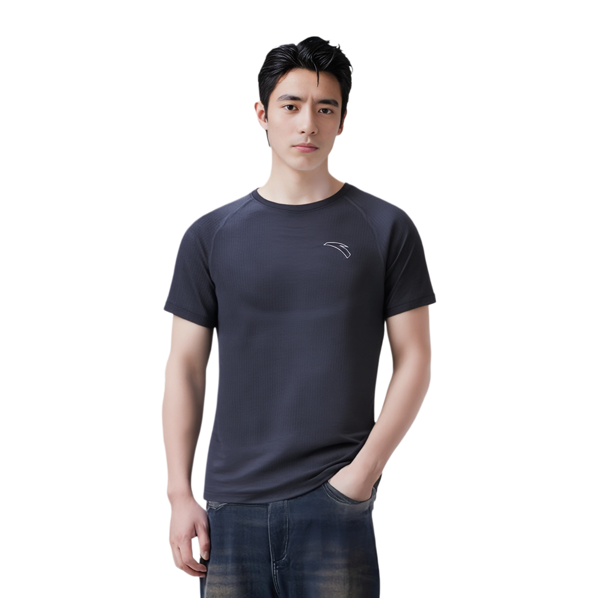 Anta Running Collection Running T Shirt Men’s Basic Black