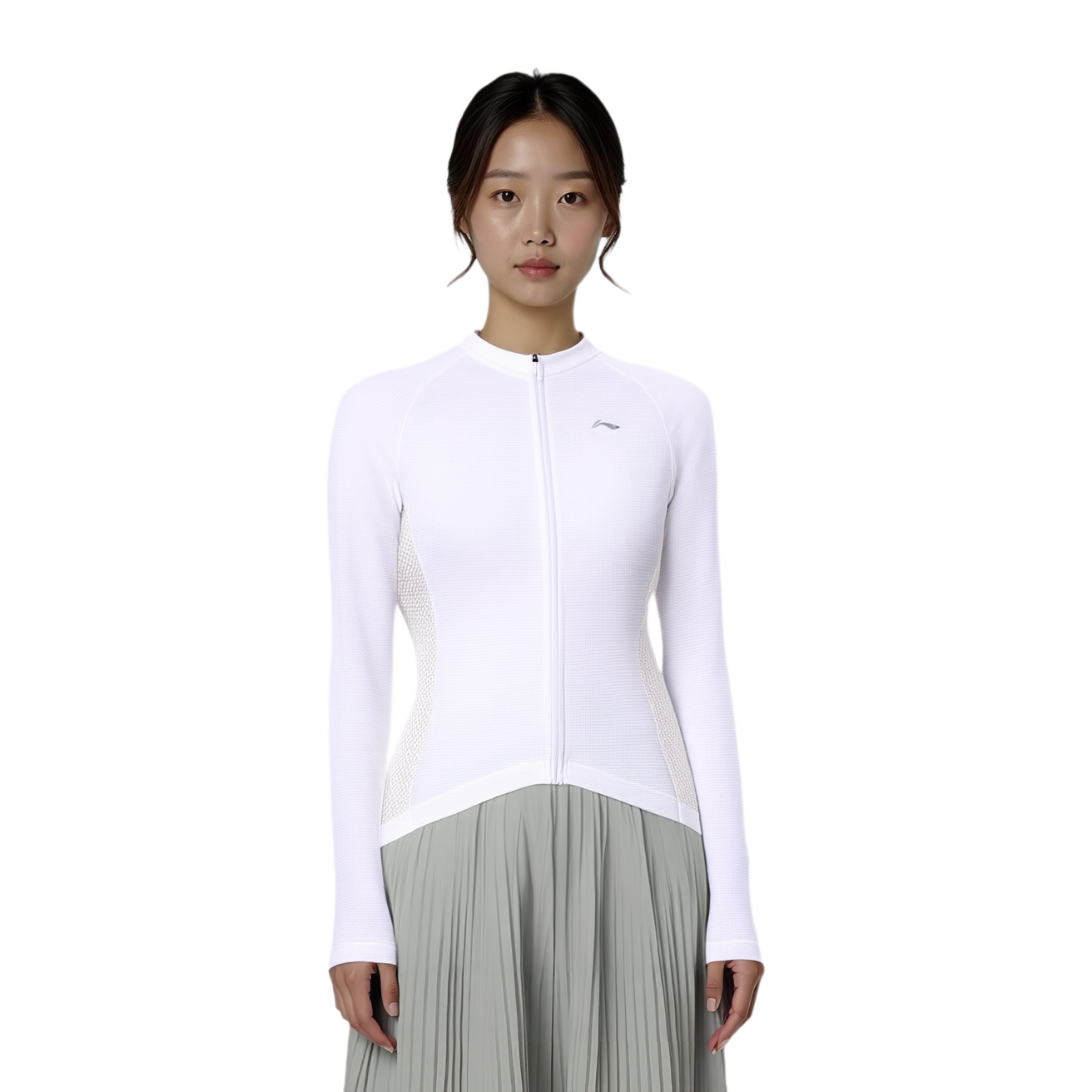 Li Ning Cycling Clothing Unisex Pearl White