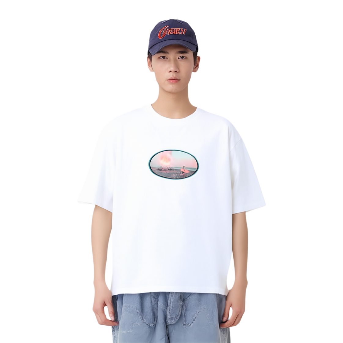 Футболка Stussy T (белый) — фото 5