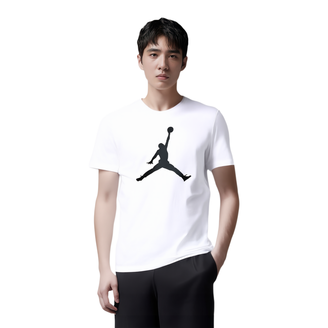 Мужская футболка Jordan (белая) — фото 6