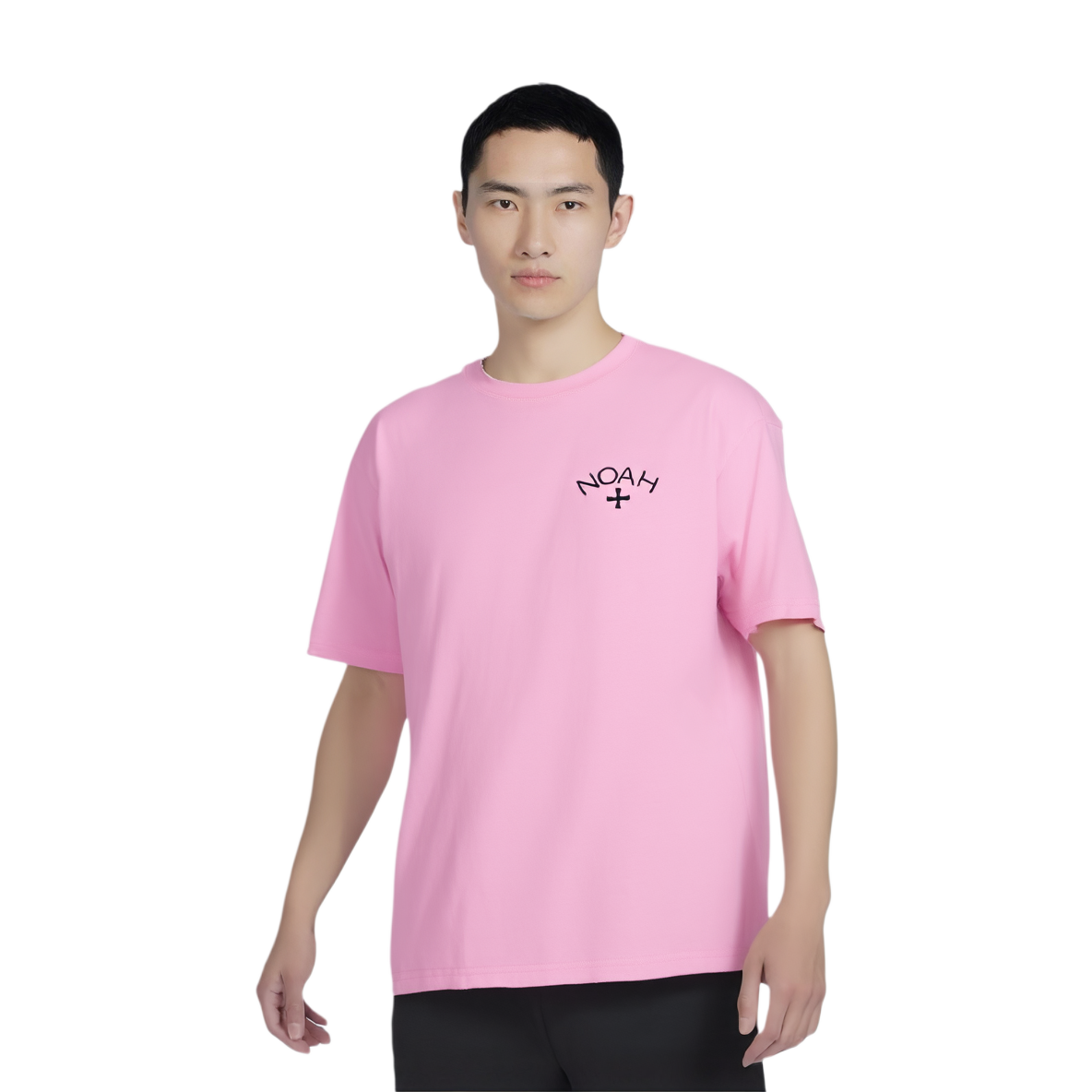 Футболка NOAH Summer Core Logo Tee (розовая) — фото 4