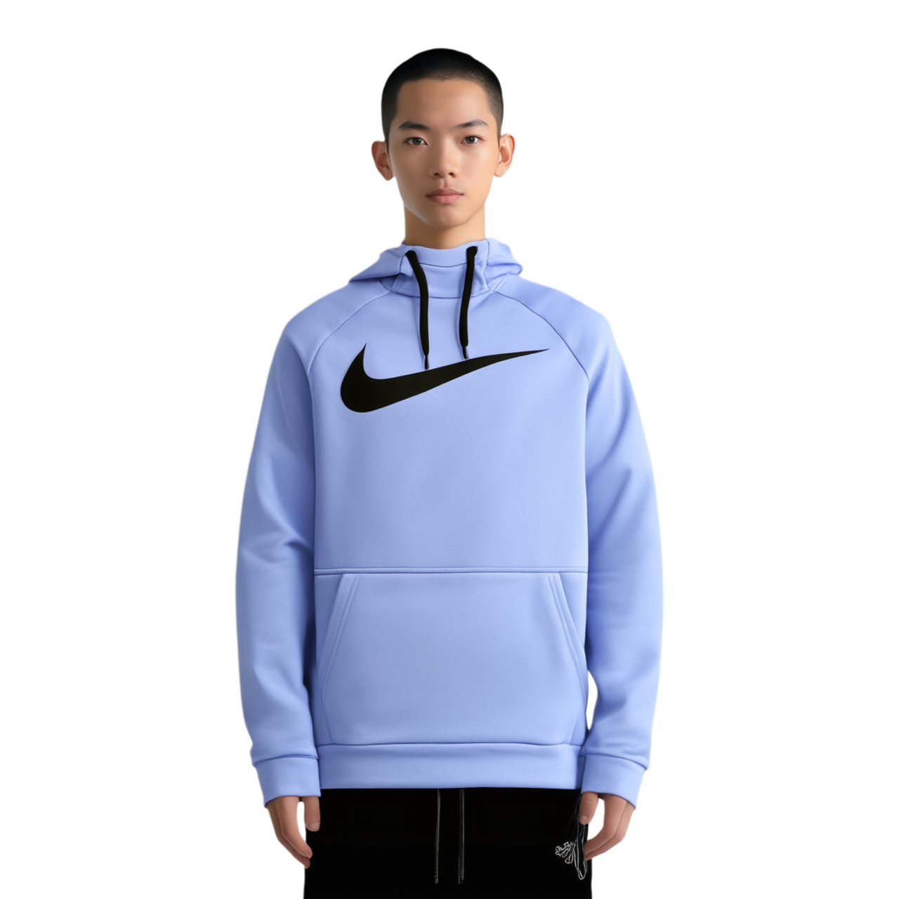 Мужское худи Nike Therma Swoosh (синее) — фото 4