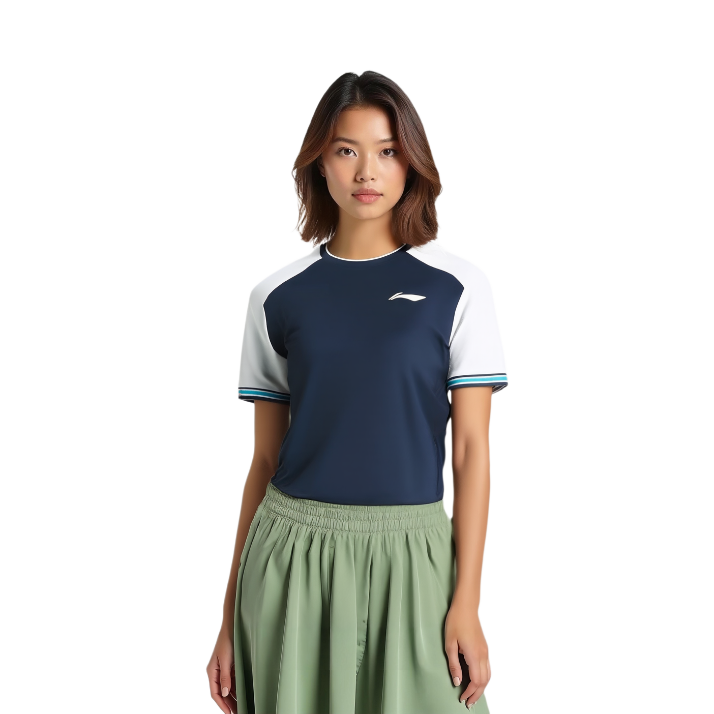 Li Ning Tennis Collection Tennis Top Women’s Dark Ship Blue