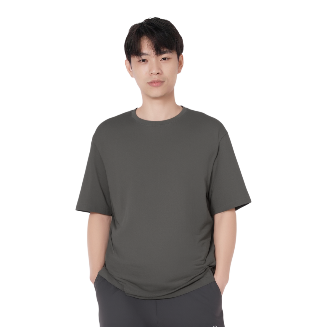 Мужская футболка UNIQLO Jil Sander +J (оливковая) — фото 2