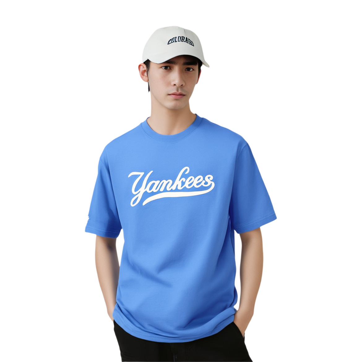 Футболка MLB T (голубая) — фото 3