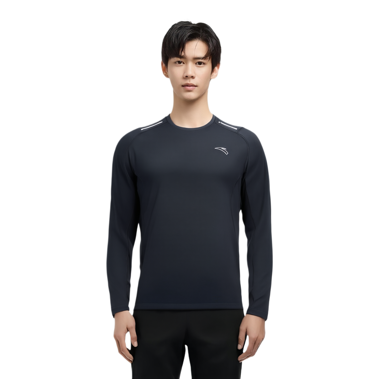 Anta Running Collection Running T Shirt Men’s Indigo Ink Gray