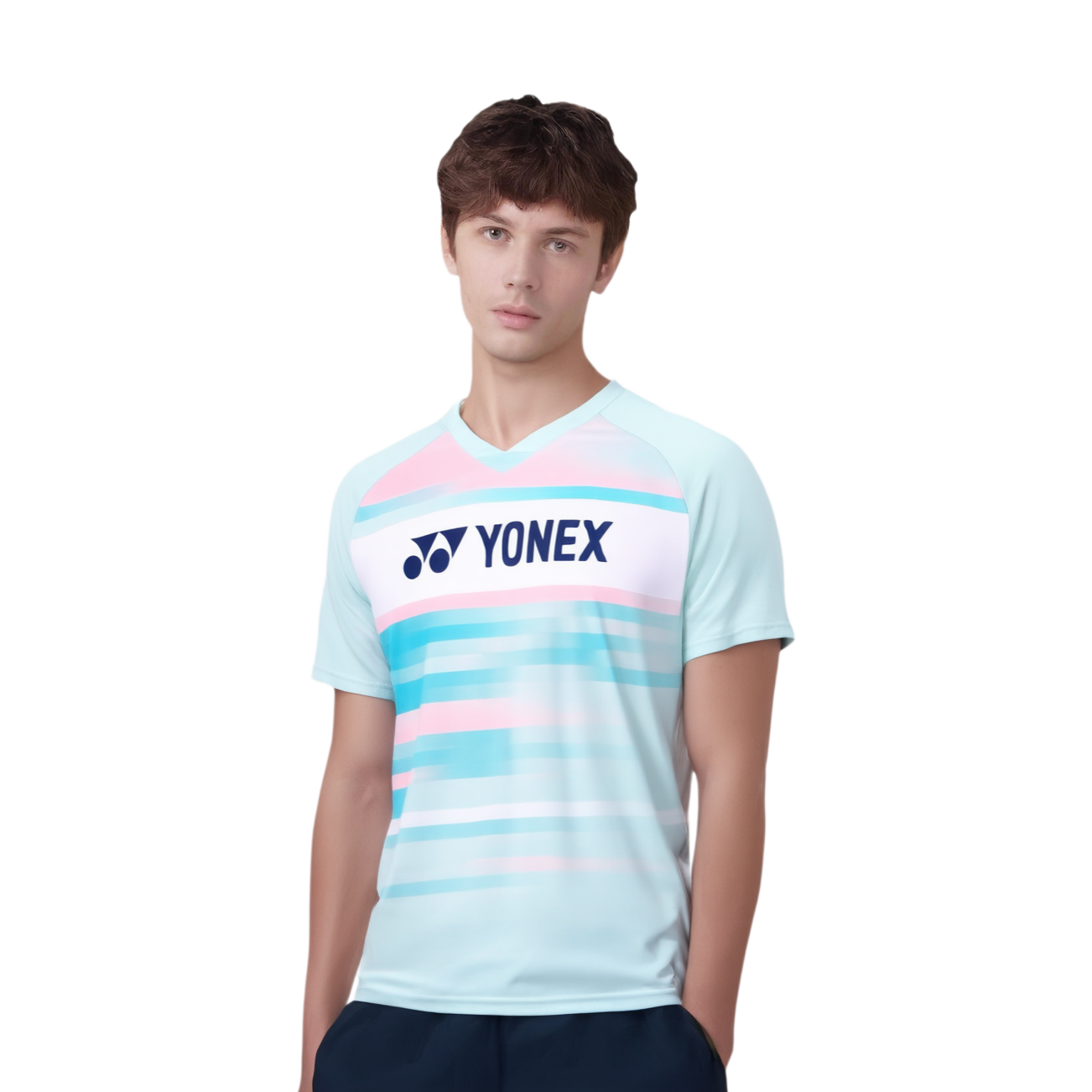 YONEX Badminton Jerseys Men’s V Neck Moderate