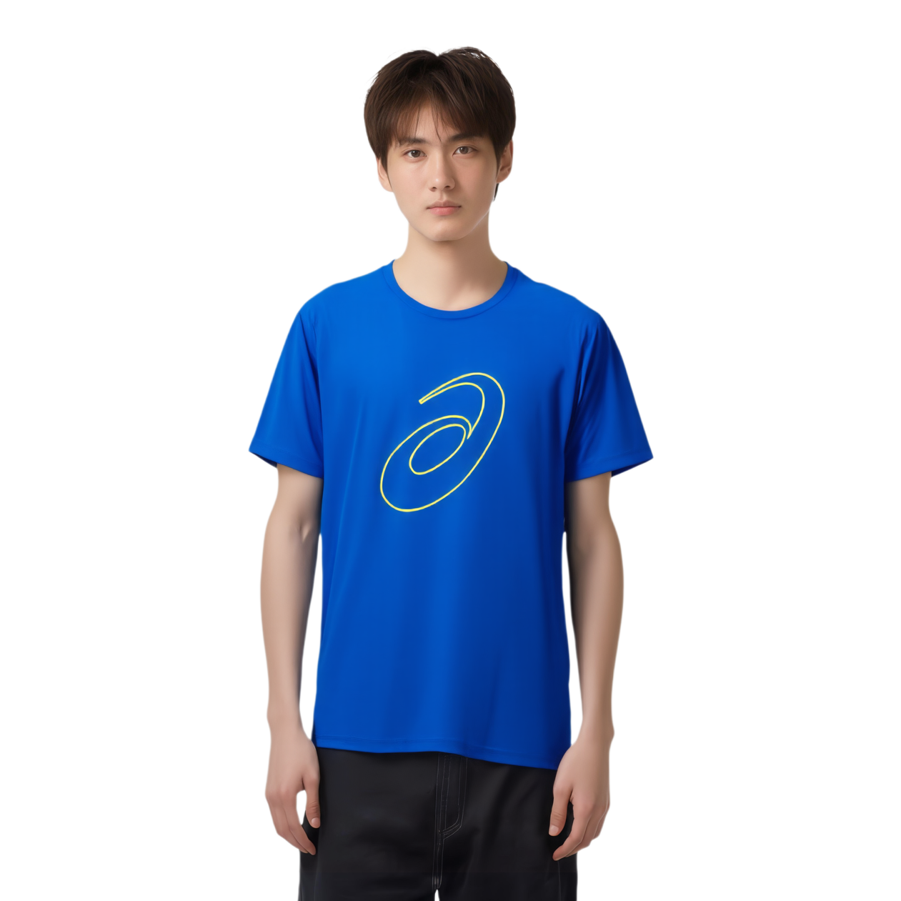 ASICS Running T Shirt Men’s Blue