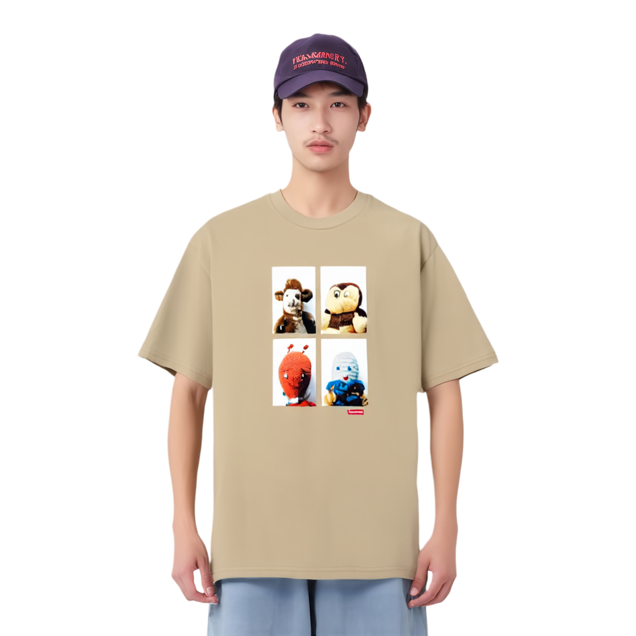 Футболка Supreme FW18 Mike Kelley AhhYouth! (глиняный) — фото 3