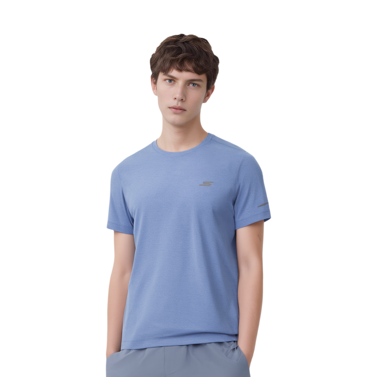 Skechers GODRI SS25 Quick Dry T Shirts Men’s Acheli Blue/030P
