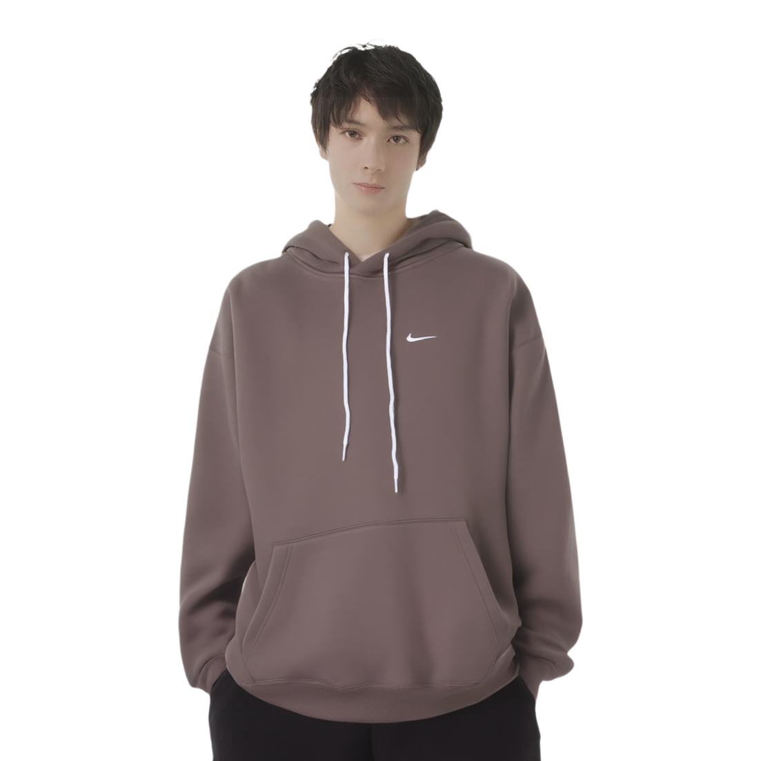 Худи Nike Lab Premium Essential Hoody (оливково-серое) — фото 4
