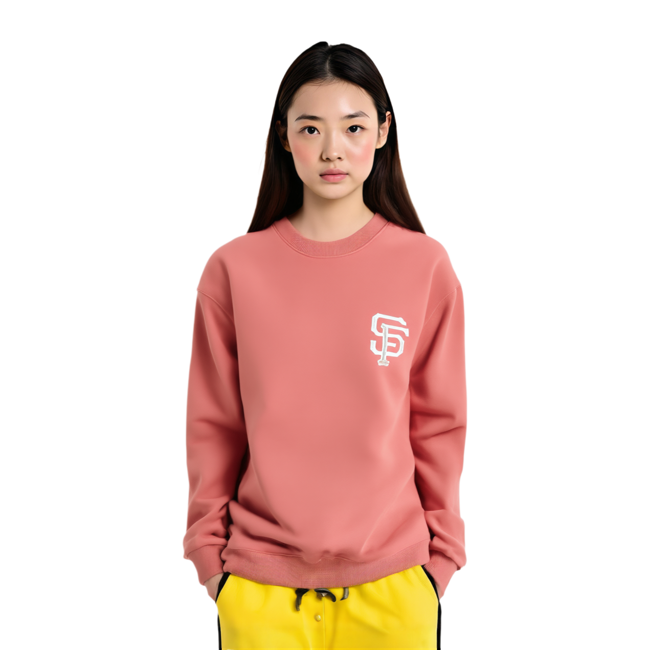 Женское худи MLB Sweatshirt (розовое) — фото 3