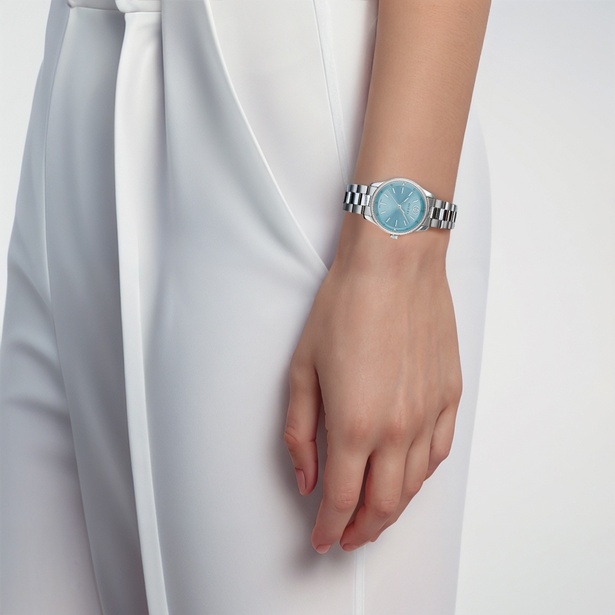 Женские часы Gucci G-Timeless (синие) — фото 3