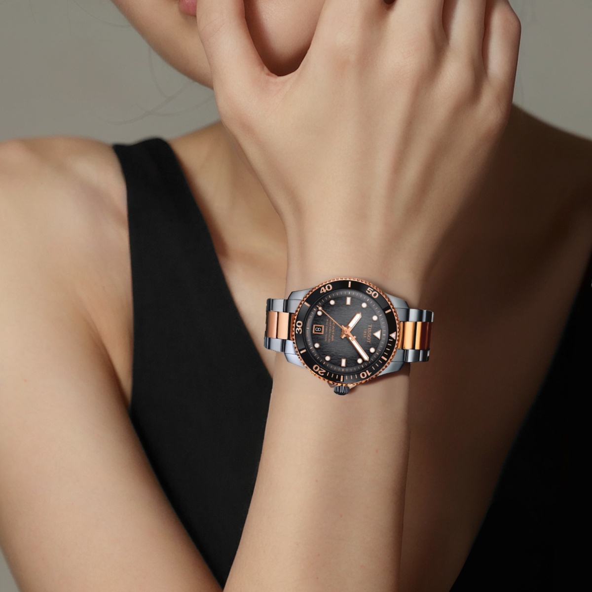 Часы TISSOT SEASTAR (черные) — фото 4