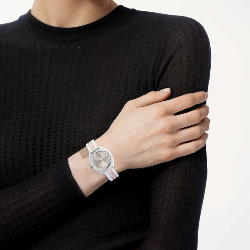 часы Gucci Interlocking 29mm (серебристый) — фото 5