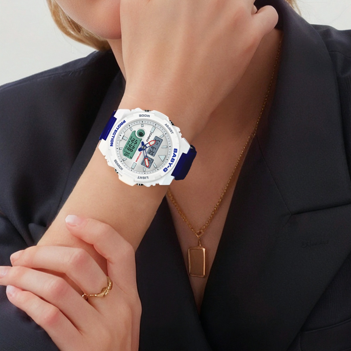 Женские часы Casio BABY-G (белые) — фото 4