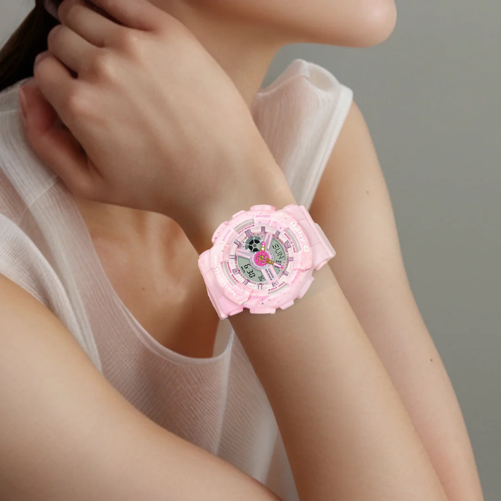 Женские часы Casio BABY-G (розовый) — фото 6
