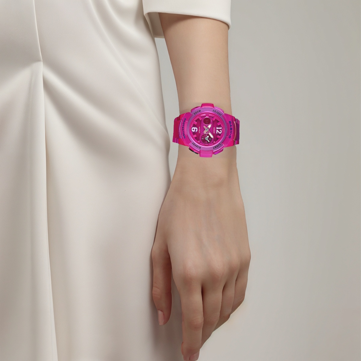 Женские часы Casio BABY-G (красные) — фото 3