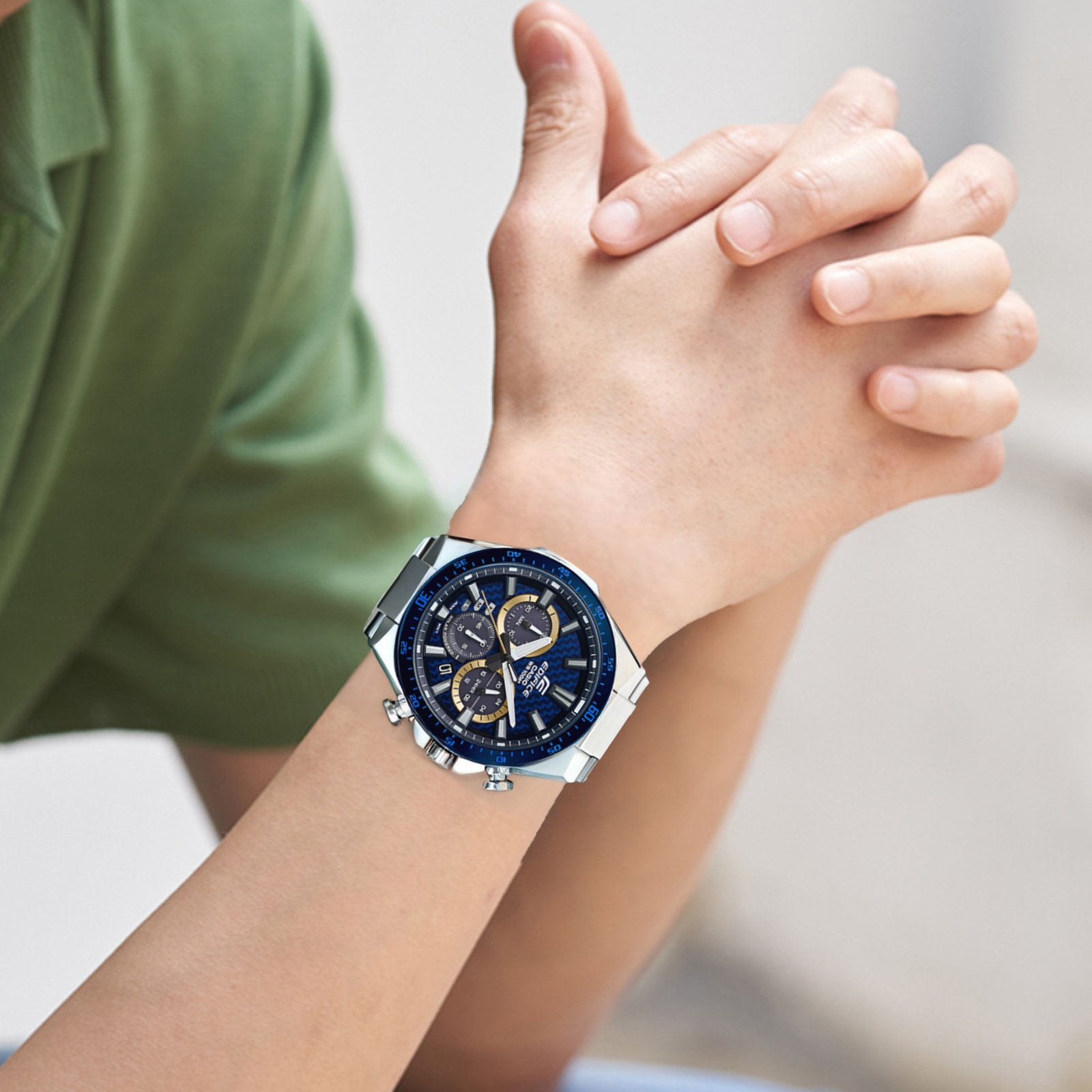 Мужские часы Casio (синий) — фото 6
